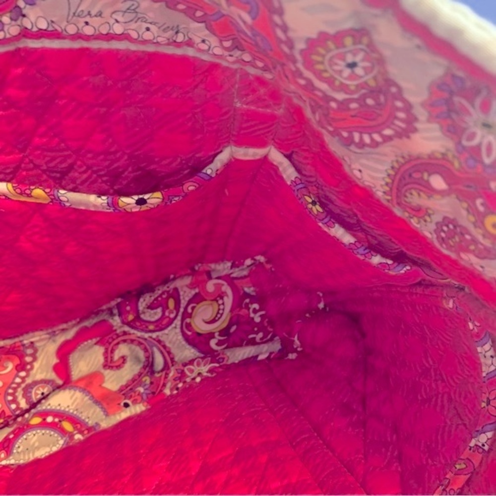 Vera Bradley Paisley Meets Plaid Tote Bag - Picture 11 of 13